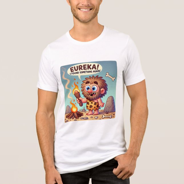 Eureka Grottman | Lusnyare konst för förhistorisk  T Shirt (Framsida)