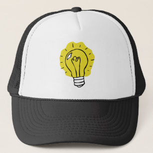 Eureka! Hatt för idéLightbulbillustration Keps
