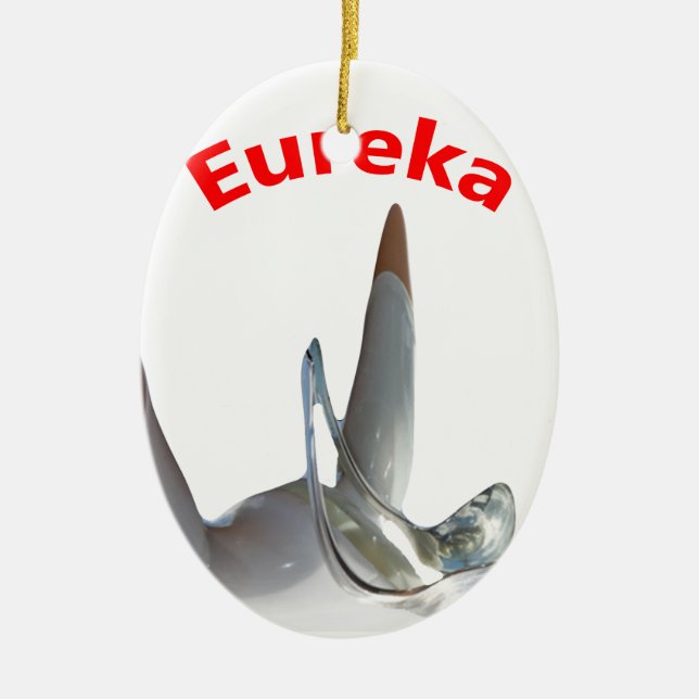 Eureka Julgransprydnad Keramik (Framsidan)
