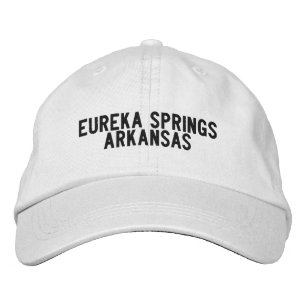 Eureka Springs Arkansas hatt Broderad Keps