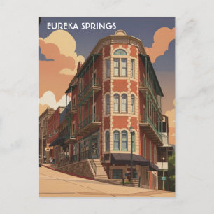 Eureka Springs Arkansas Vykort