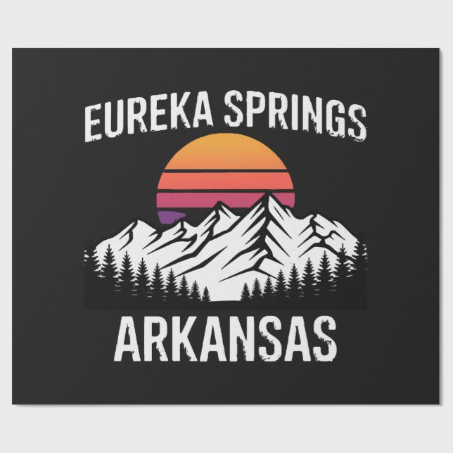 Eureka Springs Presentpapper (Platt)