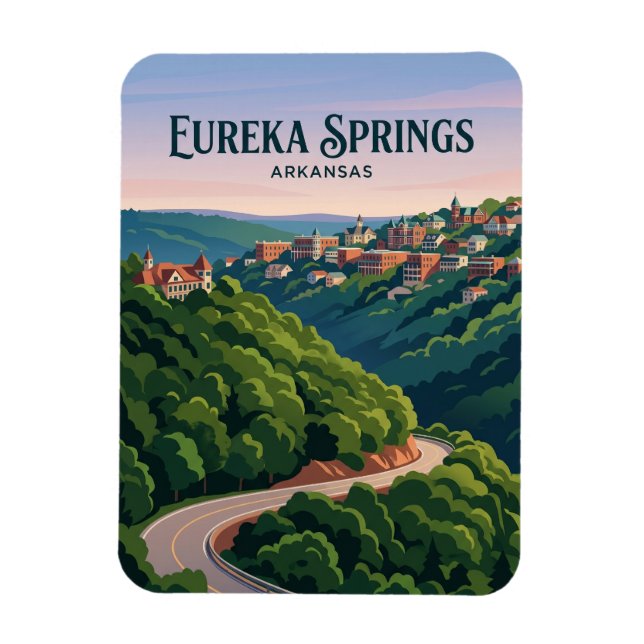Eureka Springs USA Magnet (Vertikal)