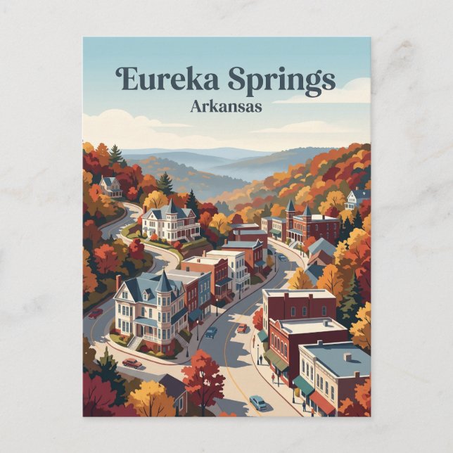 Eureka Springs USA Vykort (Framsida)
