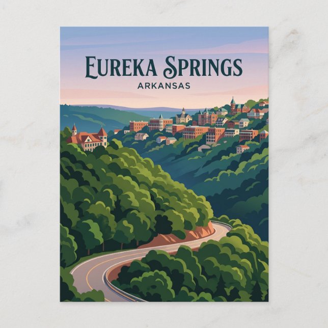 Eureka Springs USA Vykort (Framsida)
