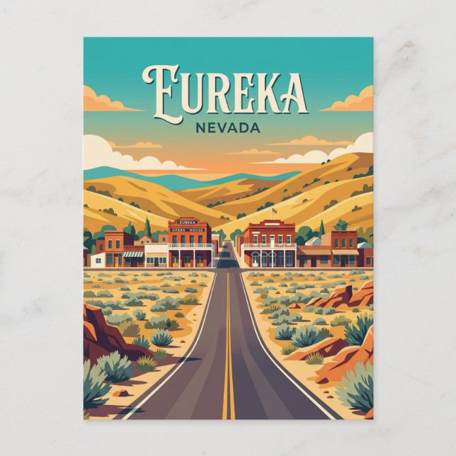 Eureka USA Vykort (Framsida)