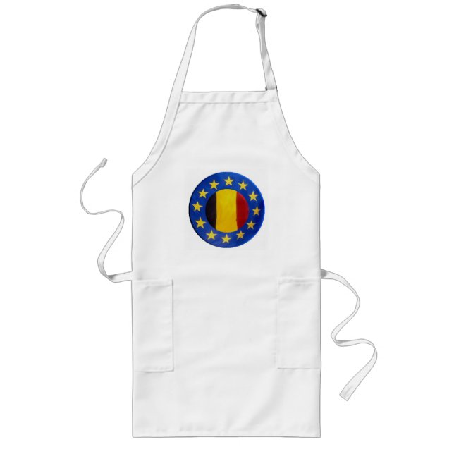 Euro 2008 - Belgien - Apron Långt Förkläde (Framsidan)