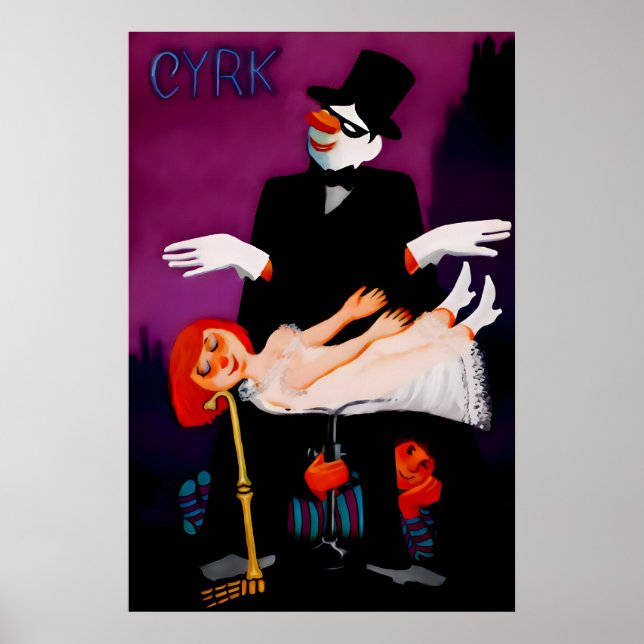 Euro Circ Magic act Promo Poster Print 1 (Framsidan)