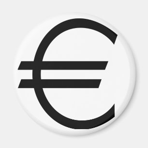 Euro-tecken Magnet