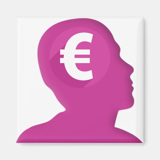 Euro-tecken Magnet (Framsidan)