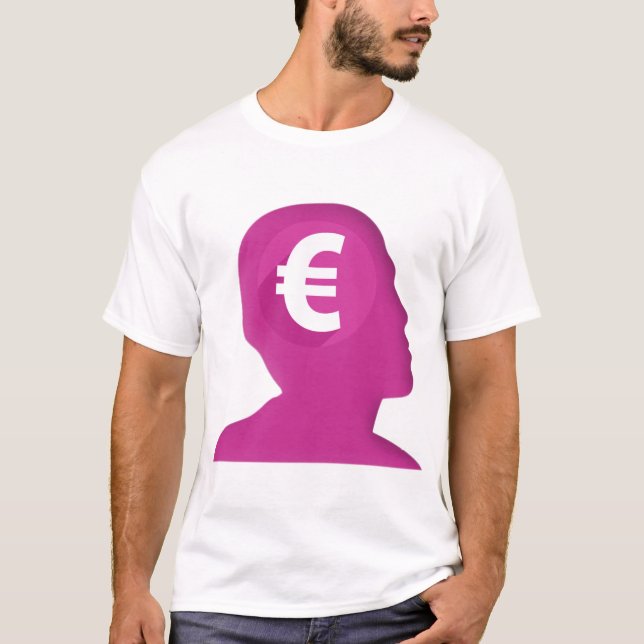 Euro-tecken T Shirt (Framsida)