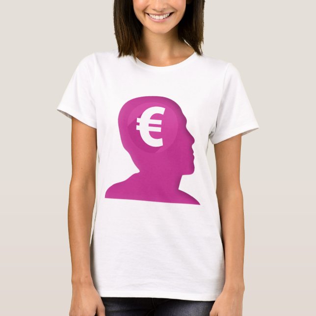Euro-tecken T Shirt (Framsida)