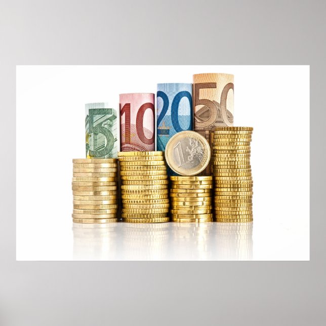 euro-valuta poster (Framsidan)