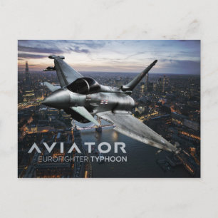 Eurofighter Typhoon Fighter Jet Vykort