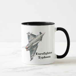 Eurofighter Typhoon med monogram Mugg