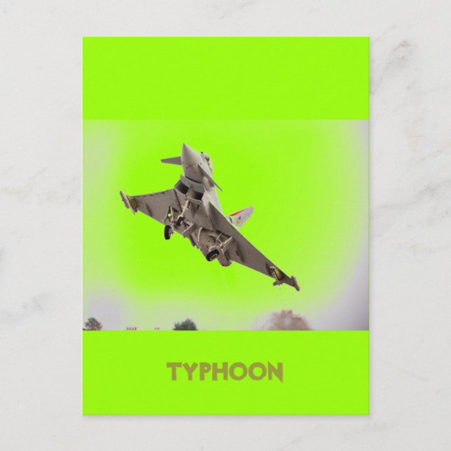 EUROFIGHTER TYPHOON VYKORT (Framsida)