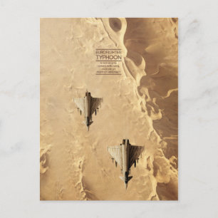 Eurofighter Typhoon-vykort Vykort