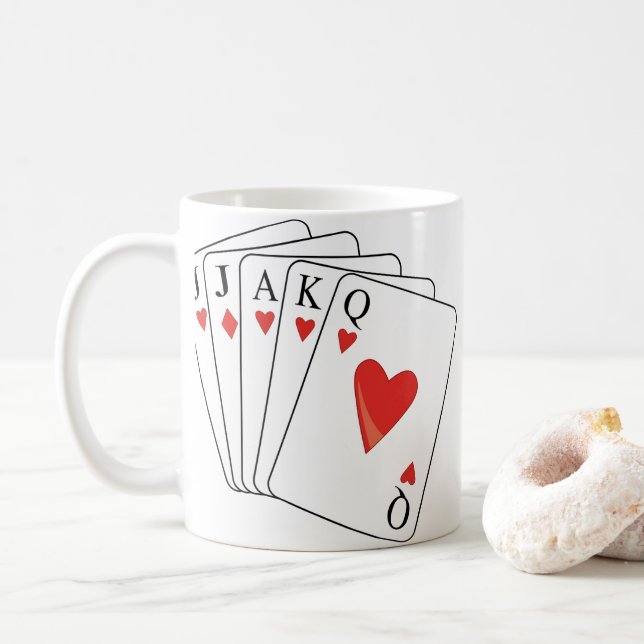 Eurojusts spelkort kaffemugg (Med munk)