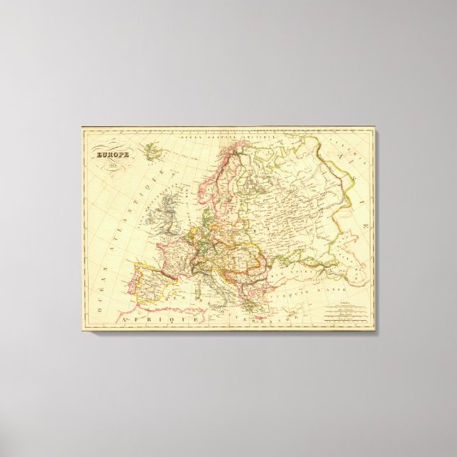 Europa 10 canvastryck (Framsida)