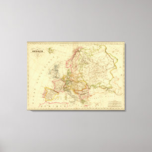 Europa 10 canvastryck