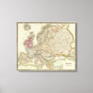 Europa 10 canvastryck