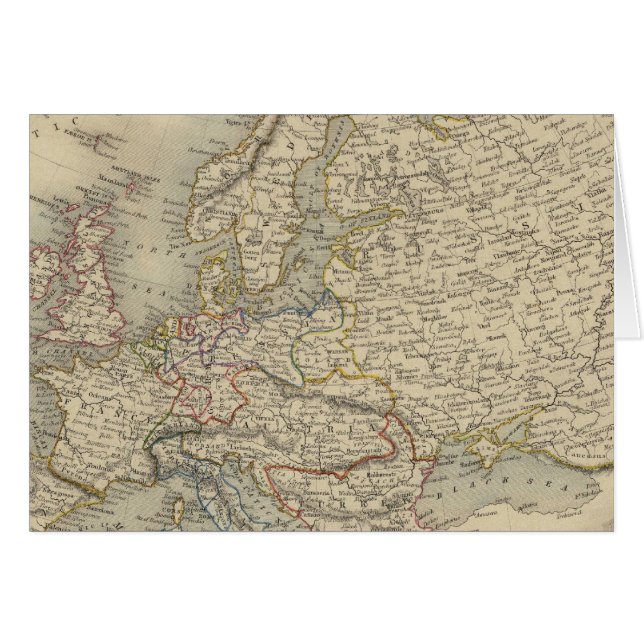 Europa 15 hälsningskort (Framsidan Horizontal)