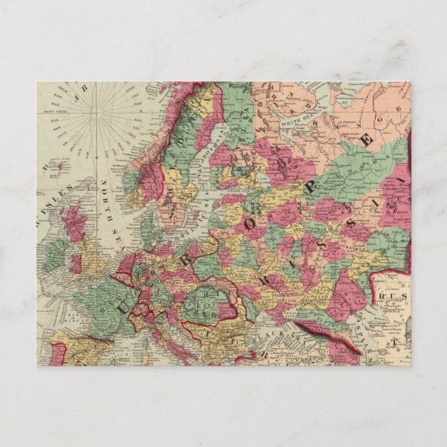 Europa 15 vykort (Framsida)