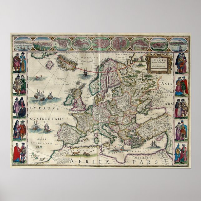 Europa: 1644 poster (Framsidan)