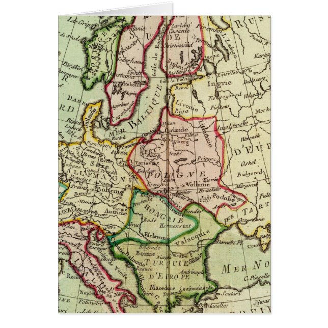 Europa 16 hälsningskort (Framsidan)