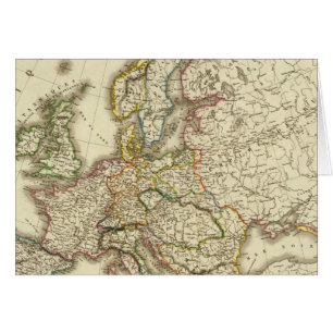 Europa 1813 2 hälsningskort