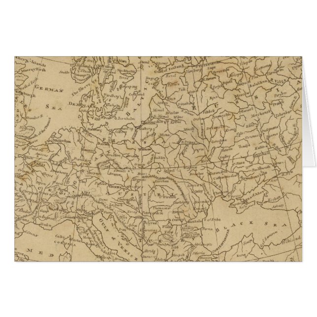 Europa 18 hälsningskort (Framsidan Horizontal)