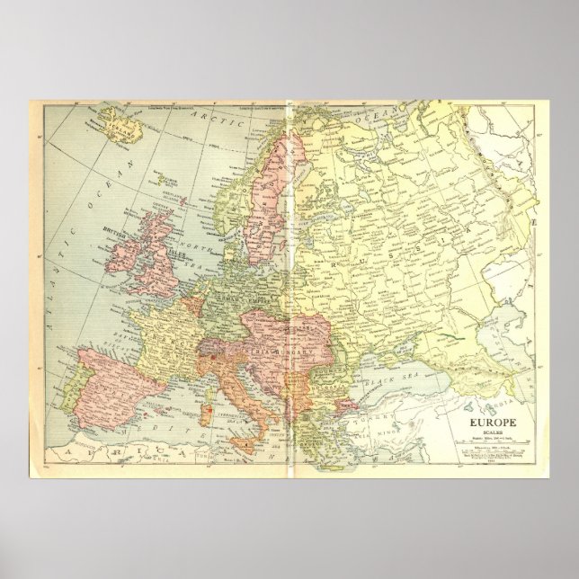Europa: 1914 poster (Framsidan)