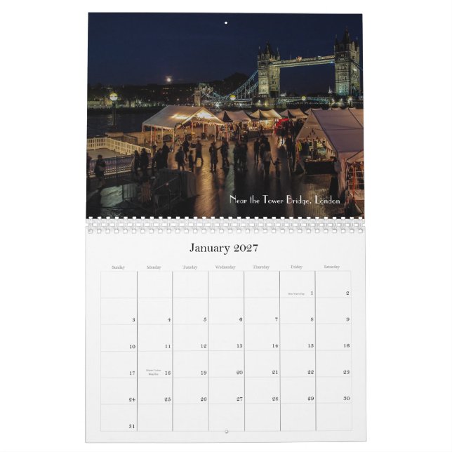 Europa 2013 vid Stuart J DuBreuil & Yoko Gushi Kalender (Jan 2027)