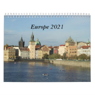 Europa 2021 - resekalender kalender