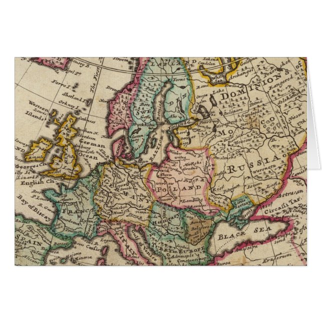 Europa 20 hälsningskort (Framsidan Horizontal)