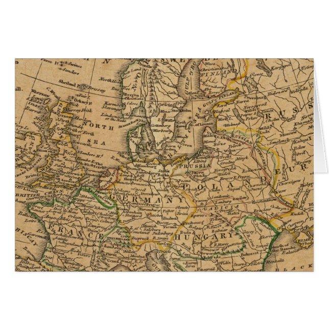 Europa 22 hälsningskort (Framsidan Horizontal)