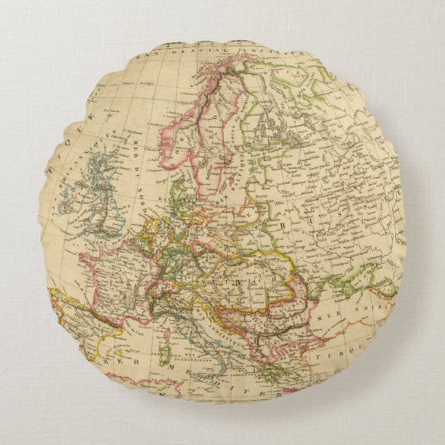 Europa 27 rund kudde (Framsidan)