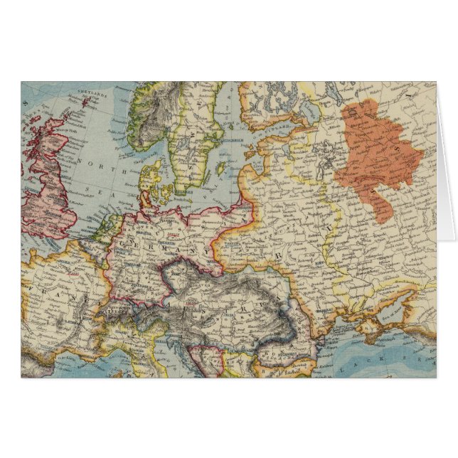 Europa 28 hälsningskort (Framsidan Horizontal)