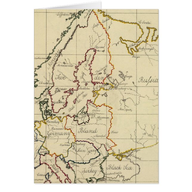 Europa 29 hälsningskort (Framsidan)