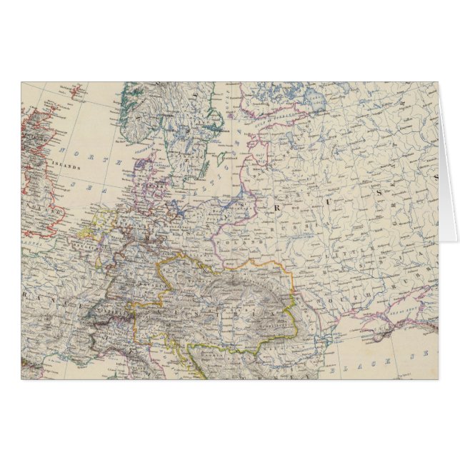 Europa 2 hälsningskort (Framsidan Horizontal)