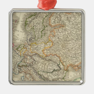 Europa 30 julgransprydnad metall
