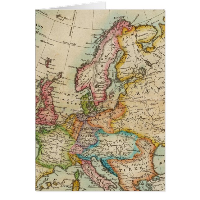 Europa 3 hälsningskort (Framsidan)