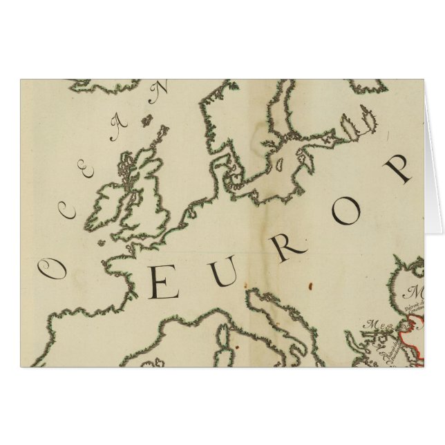 Europa 44 hälsningskort (Framsidan Horizontal)