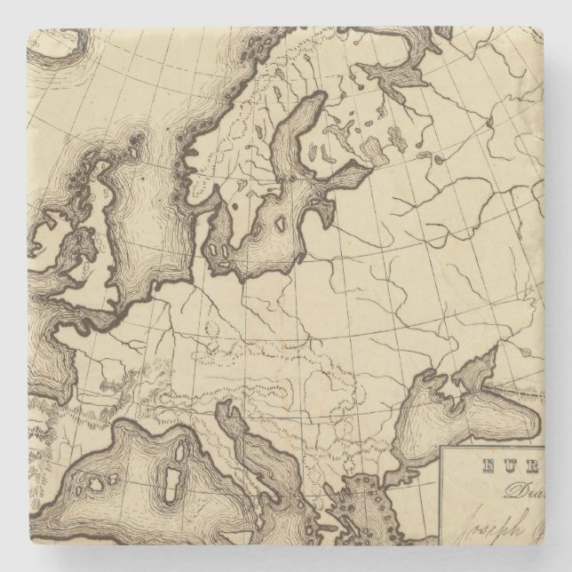 Europa 45 underlägg sten (Framsidan)