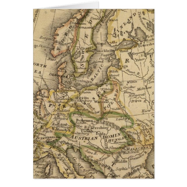 Europa 6 hälsningskort (Framsidan)