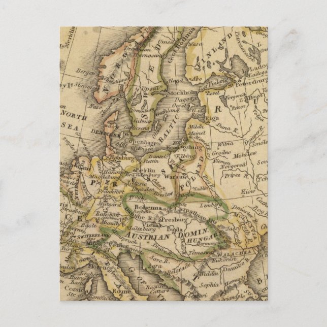Europa 6 vykort (Framsida)