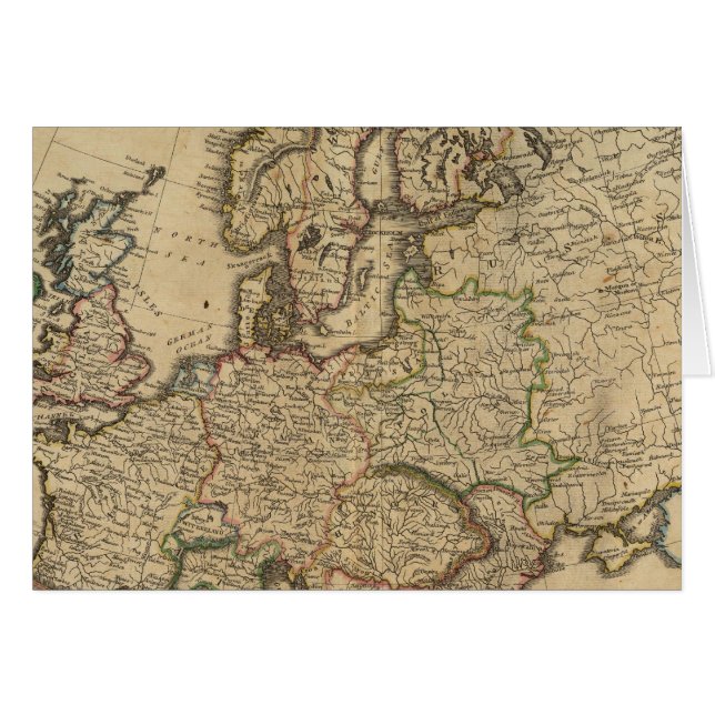 Europa 7 hälsningskort (Framsidan Horizontal)