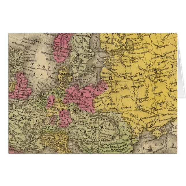 Europa 9 hälsningskort (Framsidan Horizontal)