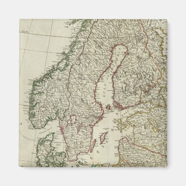 Europa är delat i sina imperier, kungadömen magnet (Framsidan)