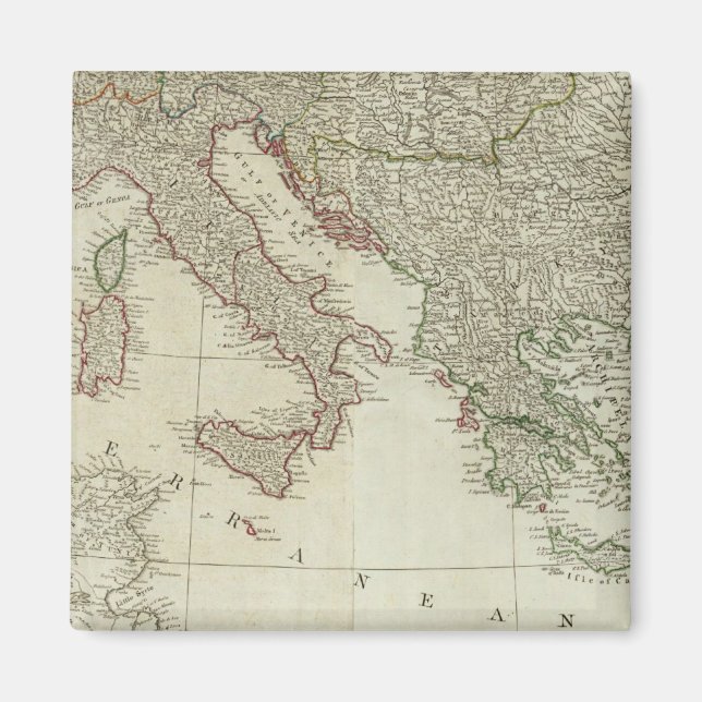 Europa är delat i sina kungadömen, imperier magnet (Framsidan)